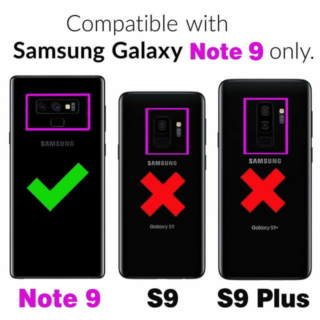 Case for Samsung Galaxy Note-9, Phone Case Leather, Case Flip Case Magnetic Leather Case Protective Cover