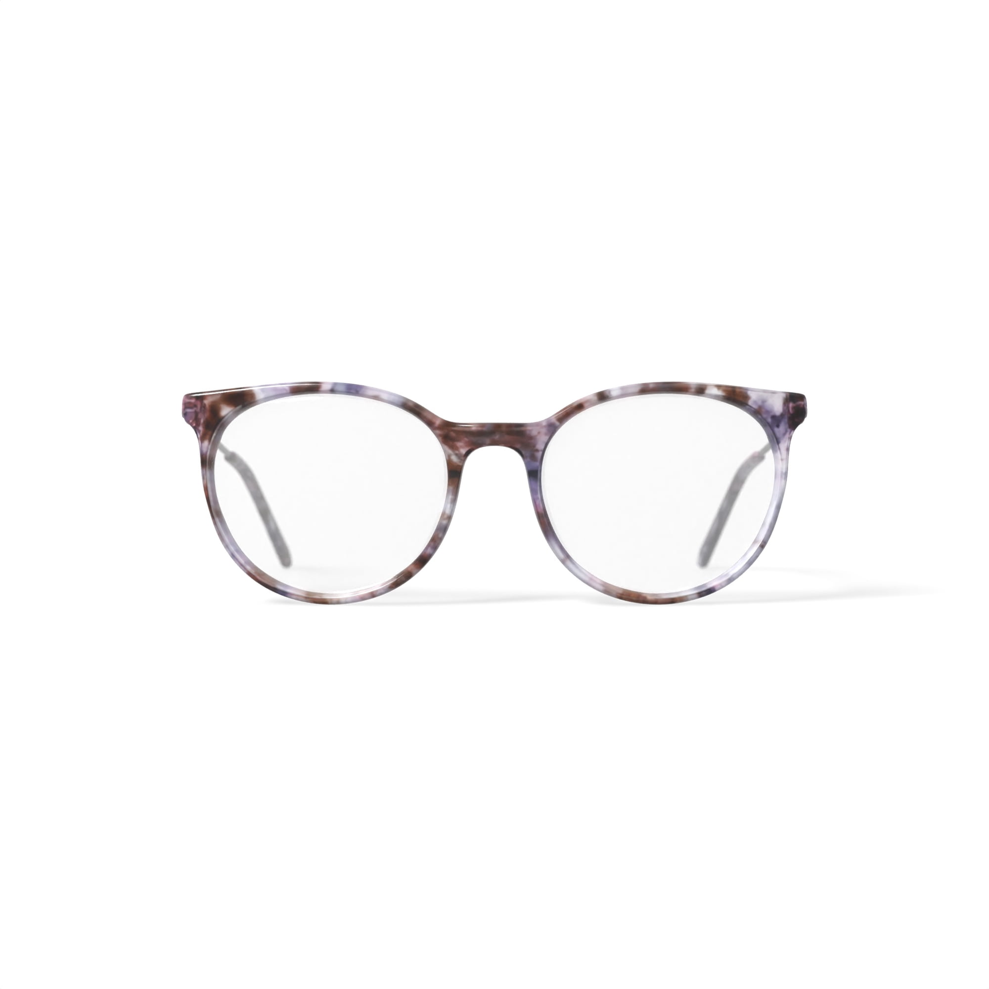 Flower Women's Prescription Eyeglasses with Case, FLR6048, Pink Brown, 52mm, 1 Pair