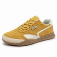 thumbnail image 2 of Men's Vintage Sneakers Upper & Soft Rubber Sole Low-Top Lace-Up Round-Toe Casual Shoes - Daily Wear, Vacation - Classic Retro Style All-Season All-Terrain Traction Cushioned Comfortable for Work,, 2 of 9