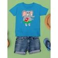 thumbnail image 3 of Elephant Holding A Book T-Shirt Juniors -Image by Shutterstock,  Small, 3 of 4