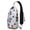 Football Soccer, variant on Football Soccer Basketball Sling Bag for Men, Women Sports Ball Print Backpack, Athletic Lightweight Daypack