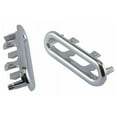 thumbnail image 4 of 1/2x Pcs Basin Sink Spare Oval Overflow Cover Tidy Trim Chrome Replacement, 4 of 6