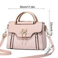 thumbnail image 3 of Women Zippered Compartments Purses and Handbags Top Handle Satchel Shoulder Bags Messenger Tote Bag for Ladie, 3 of 6