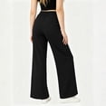 thumbnail image 3 of Guluxicc Women's Chinos Pants with Pockets Elastic Waist Wide Leg Business Casual Pants for Everyday Wear Summer Casual Outfits, 3 of 9
