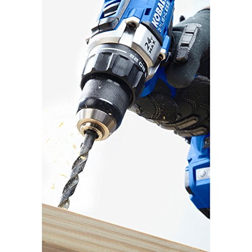 Kobalt 24 Volt Max Lithium Ion Li ion 1 2 in Cordless Brushless Drill with Battery and Soft Case Walmart