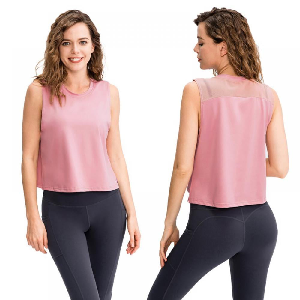 Racerback Tank Tops for Women Workout Tanks Undershirts Yoga Shirts 4 –  vislivin