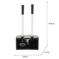 thumbnail image 7 of Bath Bliss 2-in-1 Toilet Brush and Plunger Set in Stainless Steel, 7 of 7