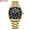 Gold with Blue Surface, variant on Curren Carian 8407 New Men's Watch Popular Men's Watch Business Steel Belt Waterproof Quartz Watch
