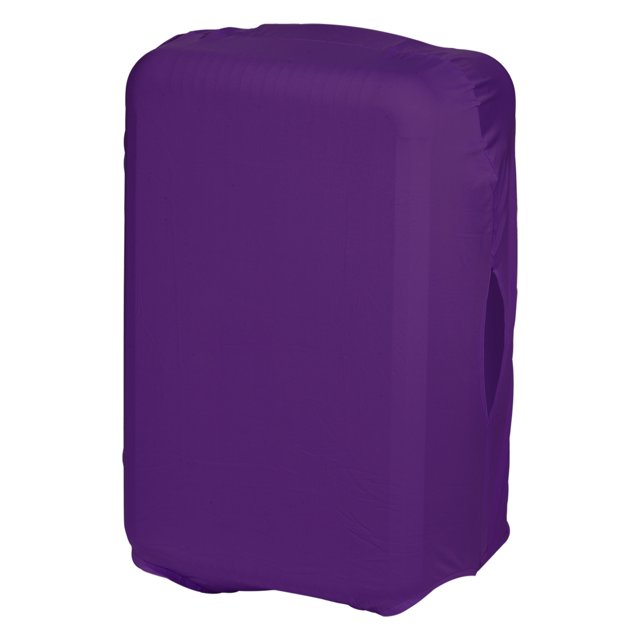 Unique Bargains Elastic Silk Travel Luggage Cover, Washable Protective Suitcase Protector Bag Purple for 24 Inch Wheeled Suitcase