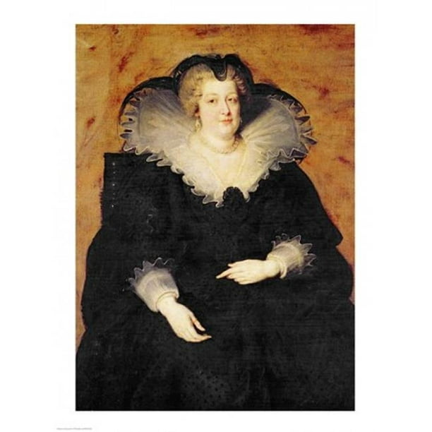 Posterazzi BALXBP340100 Marie de Medici 1622 Affiche Imprimée par Peter Paul Rubens - 18 x 24 Po.