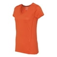 thumbnail image 2 of Gildan - Performance Tech Women's V-Neck T-Shirt - 47V00L - Marbled Orange - Size: S, 2 of 3