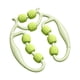 thumbnail image 5 of Masajeador de brazos y piernas con rodillo muscular de 9 ruedas, multifuncional, con soporte elástico circular. Verde, 5 of 9