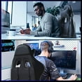 thumbnail image 2 of FDW Office Chair Ergonomic High, Footrest Lumbar Support and Headrest, Black, 2 of 7