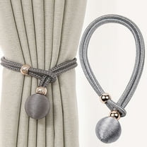 Christmas C1earance Sales! SRUILUO Curtain Tiebacks, Curtain Ties for Drapes, Adjustable Curtain Tie Backs, Modern Curtain Holdbacks for Thin Or Thick Home & office Window Draperies 1Pc Gray