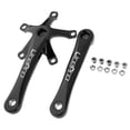 thumbnail image 2 of ancho estrecho de bicicleta 130BCD de cadena de una sola (elija 45T 47T 53T 56T 58T) + 1 par de bielas de 170 mm (izquierda - Negro 58T 45T-58T Soledad Bielas de plato de bicicleta de carretera, 2 of 9