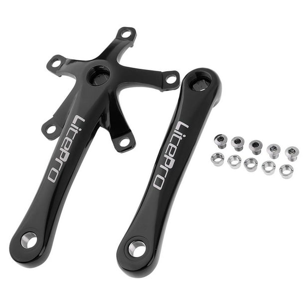 170mm 130BCD De Bielas De De Montaña De Brazos De Bielas Piezas De - Aleación De Aluminio De - Fácil Negro Cola Bielas de bicicleta de carretera