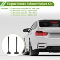 thumbnail image 3 of Kit de Válvulas de Admisión y Escape de Motor Unique Bargains No.SMR994497 para Mitsubishi Outlander 2.4 2004-2006 16 Pcs Sello de Aceite Válvulas de Aire de Admisión 1 Juego, 3 of 6