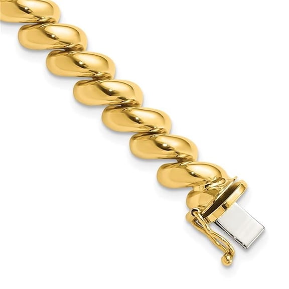 Primal Gold 14 Karat Two-Tone San Marco Bracelet