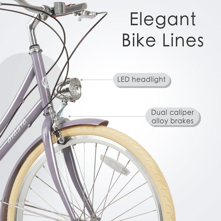 AVASTA Hybrid Bike for Women Female Lightweight Step Through 26