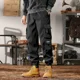 thumbnail image 4 of Pantalones negros de otoño para hombre, pantalones cargo para hombre, multibolsillos, ropa de trabajo de color caqui, multibolsillos, ropa holgada barata más barata Y2k, 4 of 4