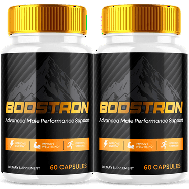 Boostron Capsules for Men Advanced Formula Support Supplement 120 Capsules