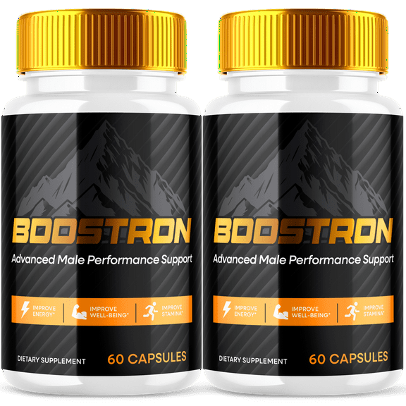 Boostron Capsules for Men Advanced Formula Support Supplement 120 Capsules