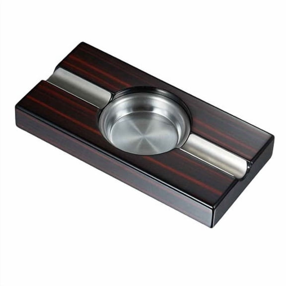 visol products windsor wood cigar ashtray