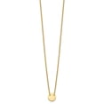 thumbnail image 2 of Auriga Fine Jewelry Gold-tone Brass Engravable Round Disc Necklace with 2inch Extension for Women, 2 of 7