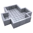 thumbnail image 1 of EnderToys Tuiles de Donjon Verrouillables - Chambre Croisée, Paysage de Terrain Table 28mm Miniatures Jeu de Rôle, Imprimé 3D Peint, 1 of 4