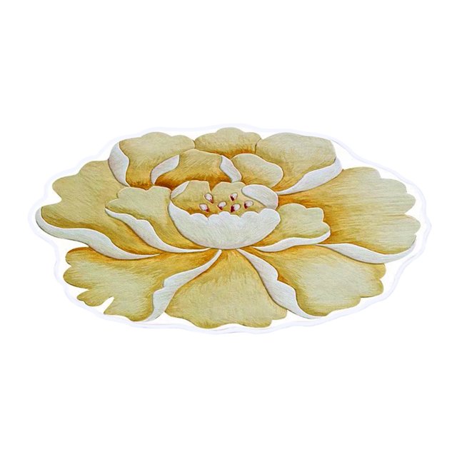 Tapis de Bienvenue Tyeign Transfert de Chaleur en Forme de Fleur 3D Tapis de Sol Canapé Chambre Salon Tapis de Bienvenue Tapis de Porte Extérieur Tapis de Porte d'Entrée Extérieur
