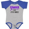 thumbnail image 3 of Inktastic Tougher Than Cystic Fibrosis Boys or Girls Baby Bodysuit, 3 of 5