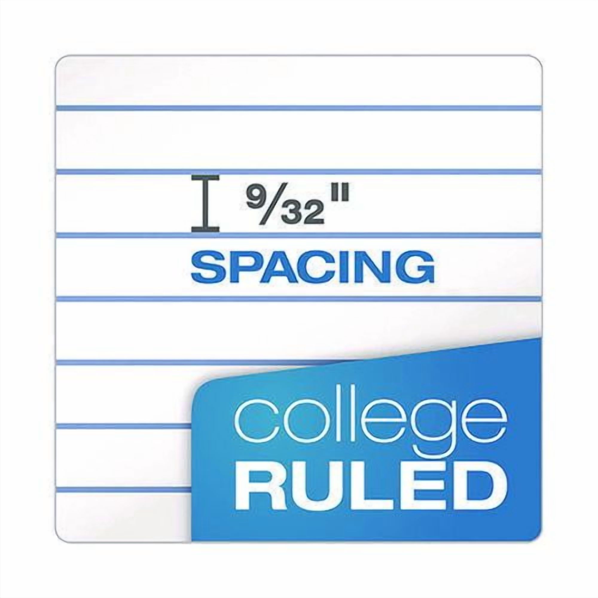 Three-Subject Notebook, Medium/College Rule, Randomly Assorted Cover Color, (150) 11 x 9 Sheets | Bundle of 2