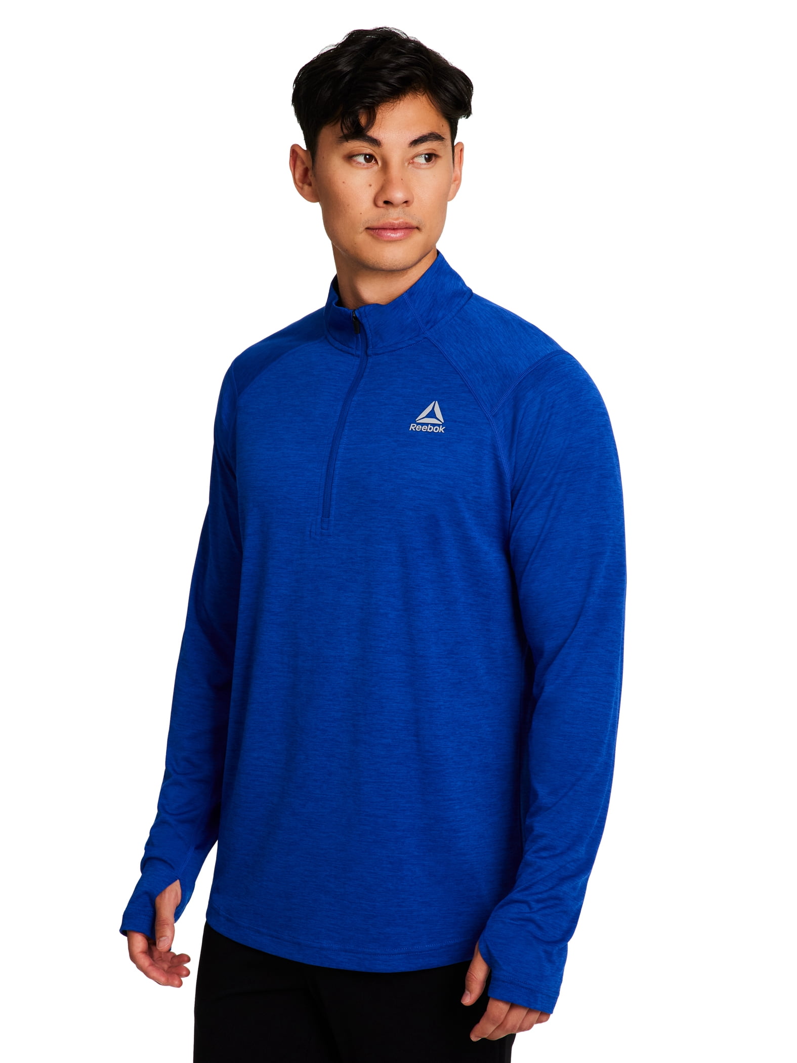 Reebok Men's and Big Men's Trail Quarter-Zip Active Pullover Shirt, Sizes XS-5XL