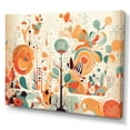 thumbnail image 2 of Designart "Sunny Day With Birds And Trees" Minimalism Landscape Canvas Wall Art, 2 of 5
