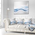 thumbnail image 3 of Designart 3D Wave of Water Splash - Abstract Throw Pillow - 18x18, 3 of 5