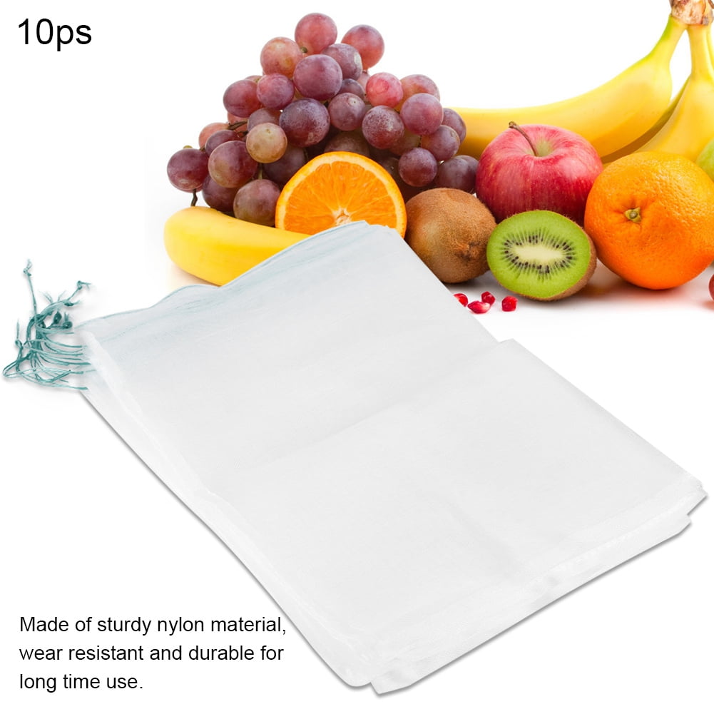 Mgaxyff Fruit Mesh Bags,Fruit Mesh Bag,10pcs Plant Fruit Protection