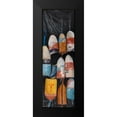 thumbnail image 2 of Atelier B Art Studio 10x24 Black Modern Framed Museum Art Print Titled - Vintage Lobster Buoys, 2 of 5