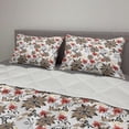 thumbnail image 2 of Floral Comforter & Sham Bedding Set, Beauty in the Nature Theme Nostalgic Blossoms and Leaves Garden Plants, 3 pcs Duvet Set Microfiber Filling Quilt, 5 Sizes, Multicolor, by Ambesonne, 2 of 4