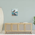thumbnail image 2 of Nautical Pelican Bird Beak Animals & Insects Painting Gallery Wrapped Canvas Print Wall Art, 2 of 7