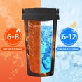 thumbnail image 5 of Goofa Cool Fire Man for Insulated Travel Coffee Mug Spill Proof Leak Proof 16 OZCoffee Tumbler Reusable Coffee Cups with Lids Thermos for Hot and Cold Drink, 5 of 8