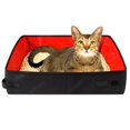 thumbnail image 1 of Cat Litter Box Collapsible Waterproof Oxford Kitten Litter Pan Cat Potty Box, 1 of 10