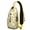 Frozen Dessert, variant on Starry Night Galaxy Sling Backpack, Space Astronaut Rocket Crossbody Bag, Nebula Moon Star Travel Daypack