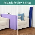 thumbnail image 4 of Best Choice Products 10ftx4ftx2in Folding Gym Mat 4-Panel w/ Carrying Handles & Folding Balance Beam - Purple, 4 of 9