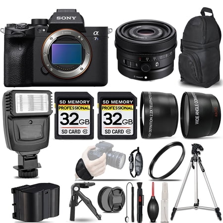 Sony a7S III Mirrorless Camera+40mm f/2.5 G Lens +Flash +64GB- Kit (International Version)