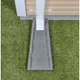 thumbnail image 2 of Premium Rubber Downspout Splash Block Rain Guard Stone Textured Drain Extender (Gray), 2 of 5