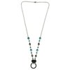 Lanyard/eyeglass Holder- Heart W/ Turq