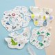 thumbnail image 1 of Baby Bandana Drool Babero 360° para niños y niñas 100% algodón absorbente Babero orgánico para babeo y dentición Ormromra LRWJ532-3, 1 of 8