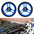 thumbnail image 4 of Langgg Folding Bike Easy Wheel EZ Wheels for Traveling Rack Blue, 4 of 9