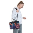 thumbnail image 6 of Lsque Starry Sky White Cloud Puppy Pattern Laptop Bag – Portable & Slim Single-Shoulder Computer Case with Adjustable Strap, Protective, Lightweight for 13”/14”/15.6” Laptops, 6 of 8