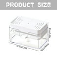 thumbnail image 3 of S&T Dish Soap Dispenser And Sponge Holder For Kitchen With Enhanced Features Sponge Included 13 Ounces White, 3 of 5